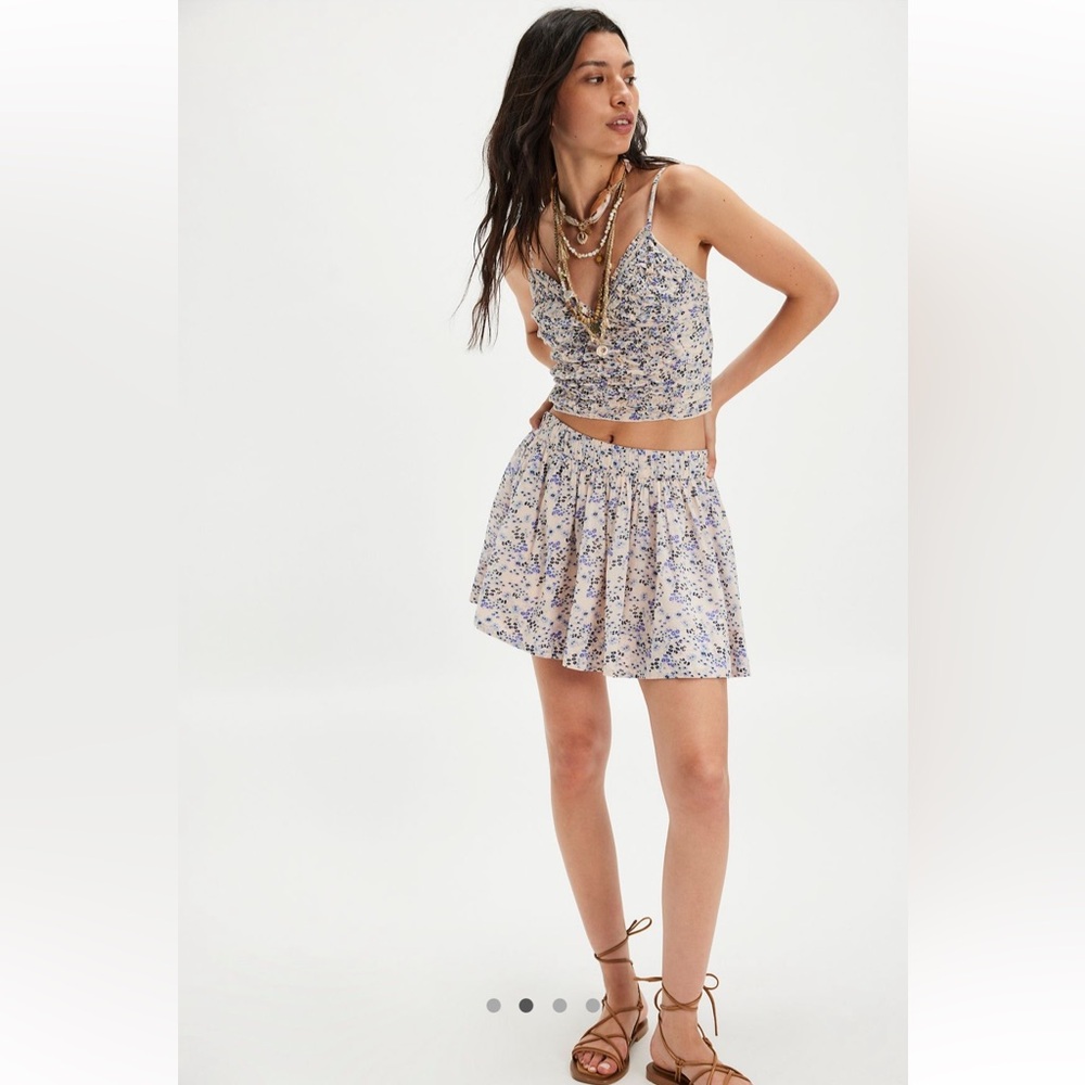 Free People Floral  Set Sz-S